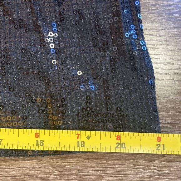 Womens Size 6 Cynthia Steffe Black Longsleeve Lace & Sequence Dress - Picture 7 of 10